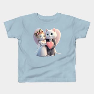 The Cat Wedding Kids T-Shirt